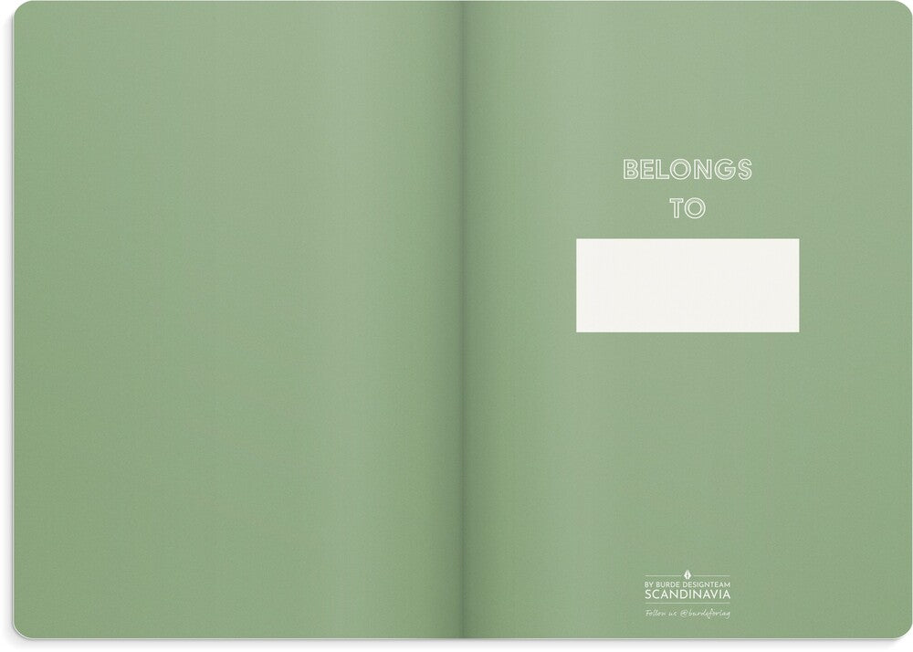 NOTESBOG DELUXE A5 GREEN