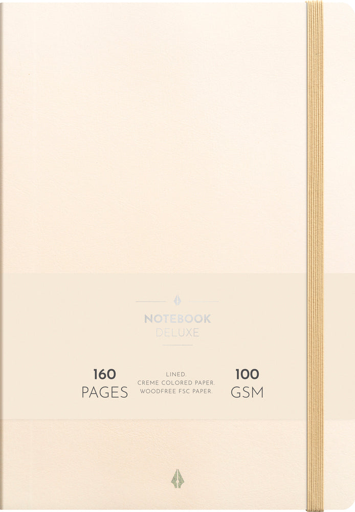 Notesbog deluxe b5 beige