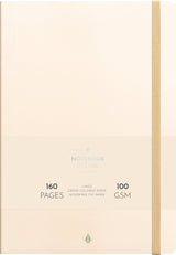 Notesbog deluxe b5 beige