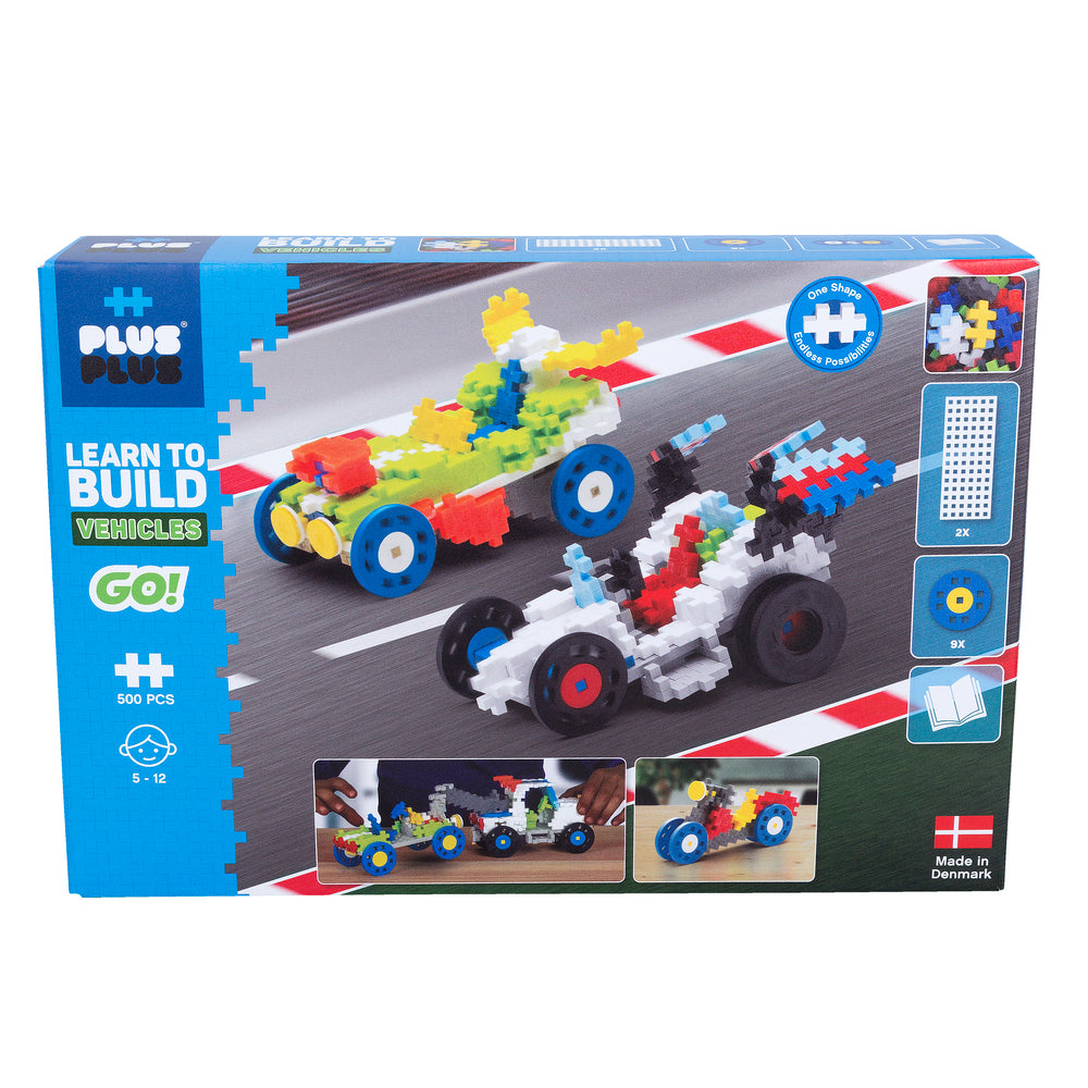 Plus-Plus LEARN TO BUILD GO! VEHICLES
