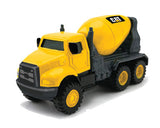 CAT Die Cast 3 Pack - Concrete Mixer, Dump Truck, & Grader.