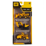 CAT Die Cast 3 Pack Front Loader, Excavator, & Steam Roller