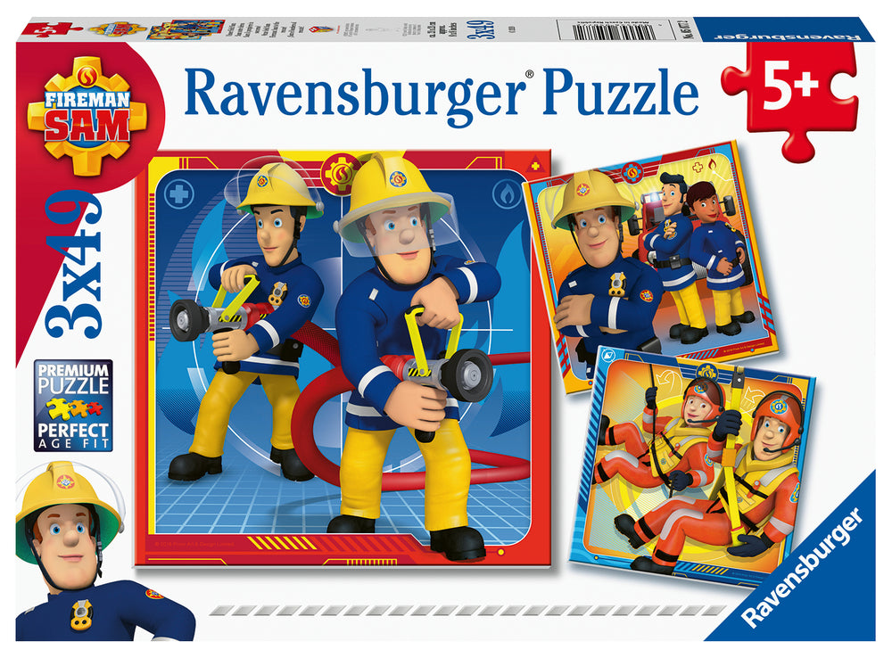 Puslespil Fireman Sam to the rescue! 3x49 brikker