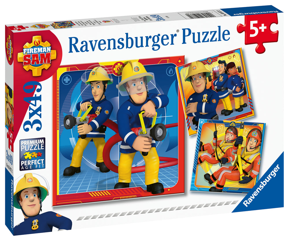 Puslespil Fireman Sam to the rescue! 3x49 brikker