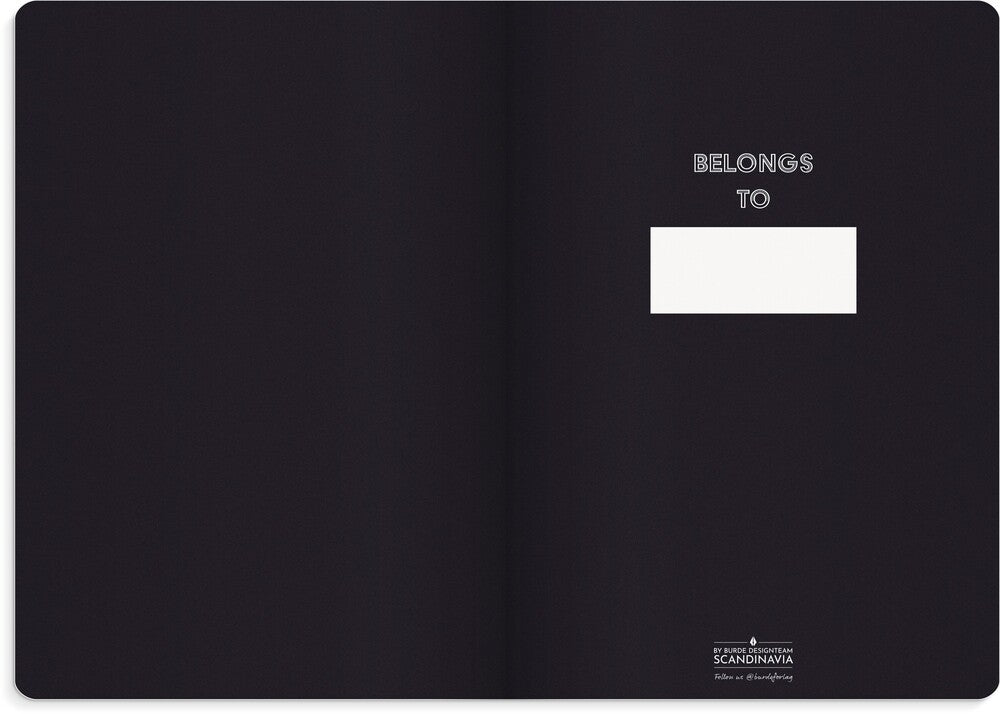NOTESBOG DELUXE B5 BLACK