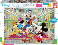 Puslespil Mickey Art gallery 1000 brikker