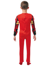 Iron Man Deluxe kostume med maske str. 5-6 år