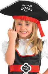 Piratpige dragt str. 3-4 år