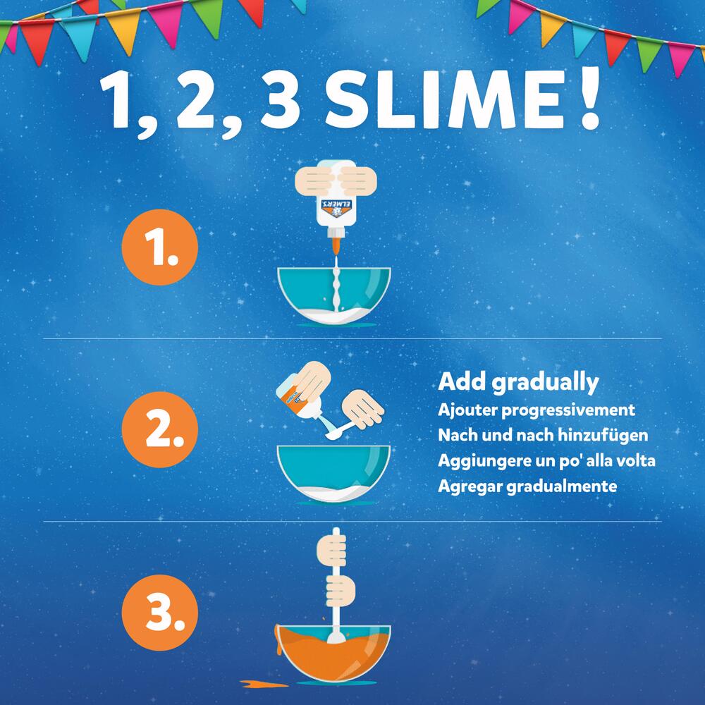 Elmers celebration slime kit