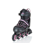 Inferno inliner rulleskøjte pink justerbar 35-38