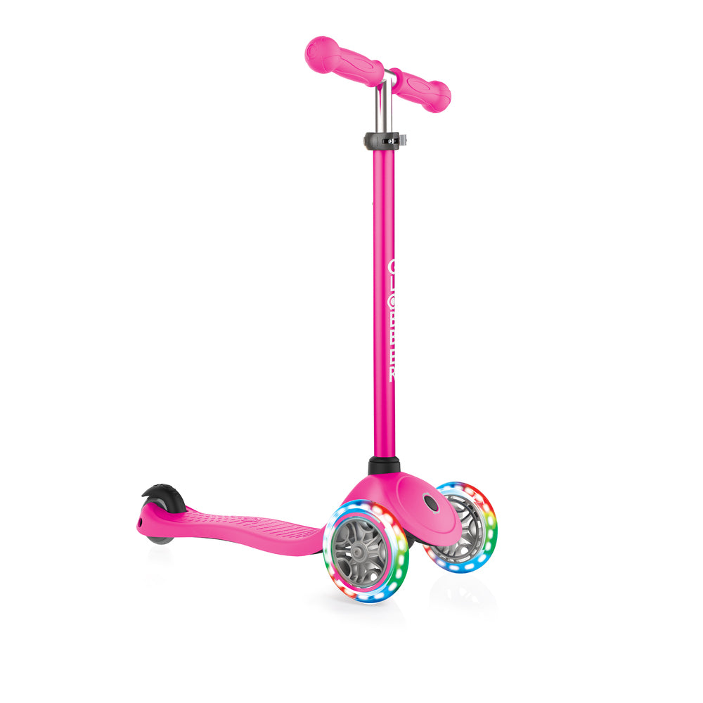Globber Primo Lights Neon Pink