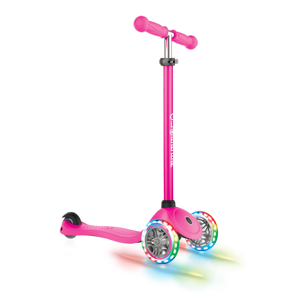 Globber Primo Lights Neon Pink