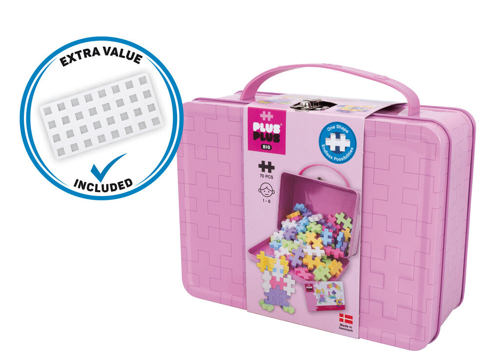 Plus-Plus Big Pastel Kuffert inkl. baseplate