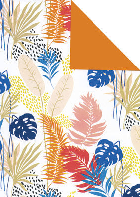 Økonom sabah blade blå/orange 38cmx150m bagside 365 bytte