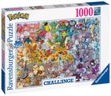 Puslespil Challenge Pokémon 1000 brikker