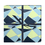 Økonom graphic crystal 38cmx120cm lyseblå/mørkeblå/mintgrøn