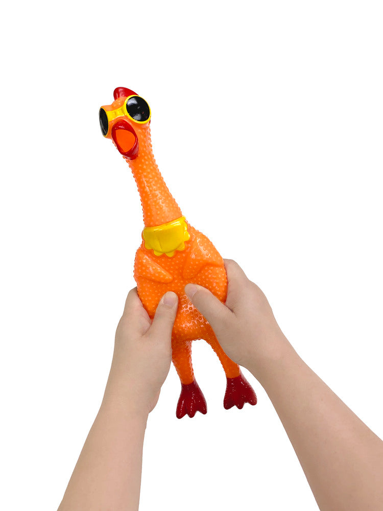 Crazy Squeaky Chicken asst