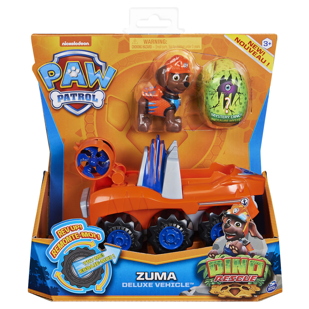 Paw Patrol Dino Deluxe Themed Vehicles asst