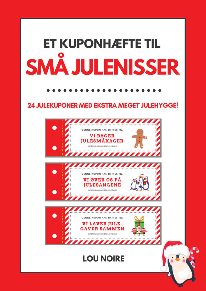 Et kuponhæfte til små julenisser