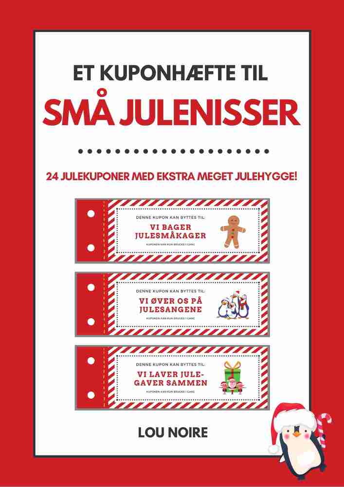 Et kuponhæfte til små julenisser