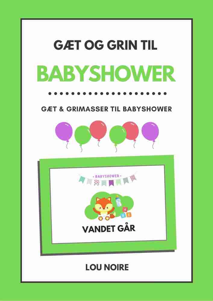 Gæt og grin til babyshower