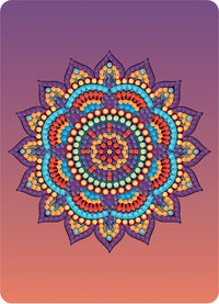 Diamond Art mandala 13 x 18 cm