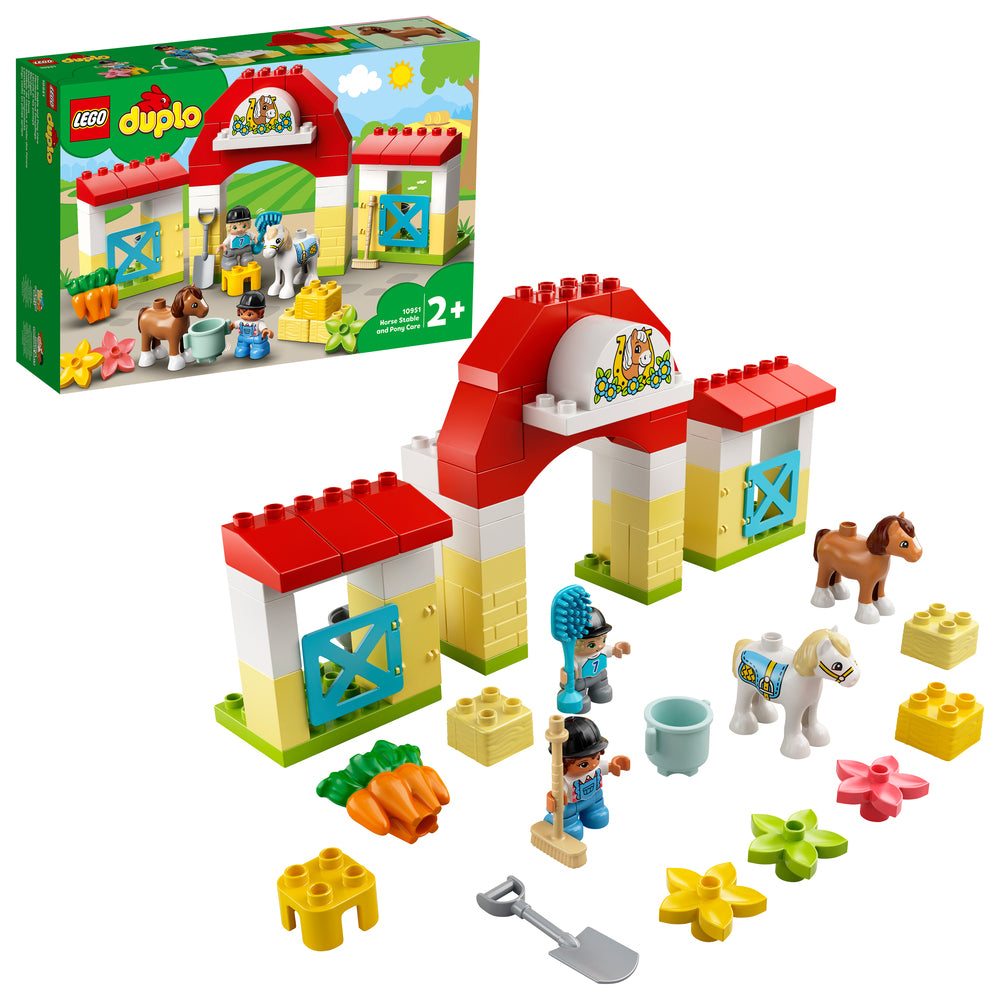 10951 LEGO DUPLO Town Hestestald og Ponypasning