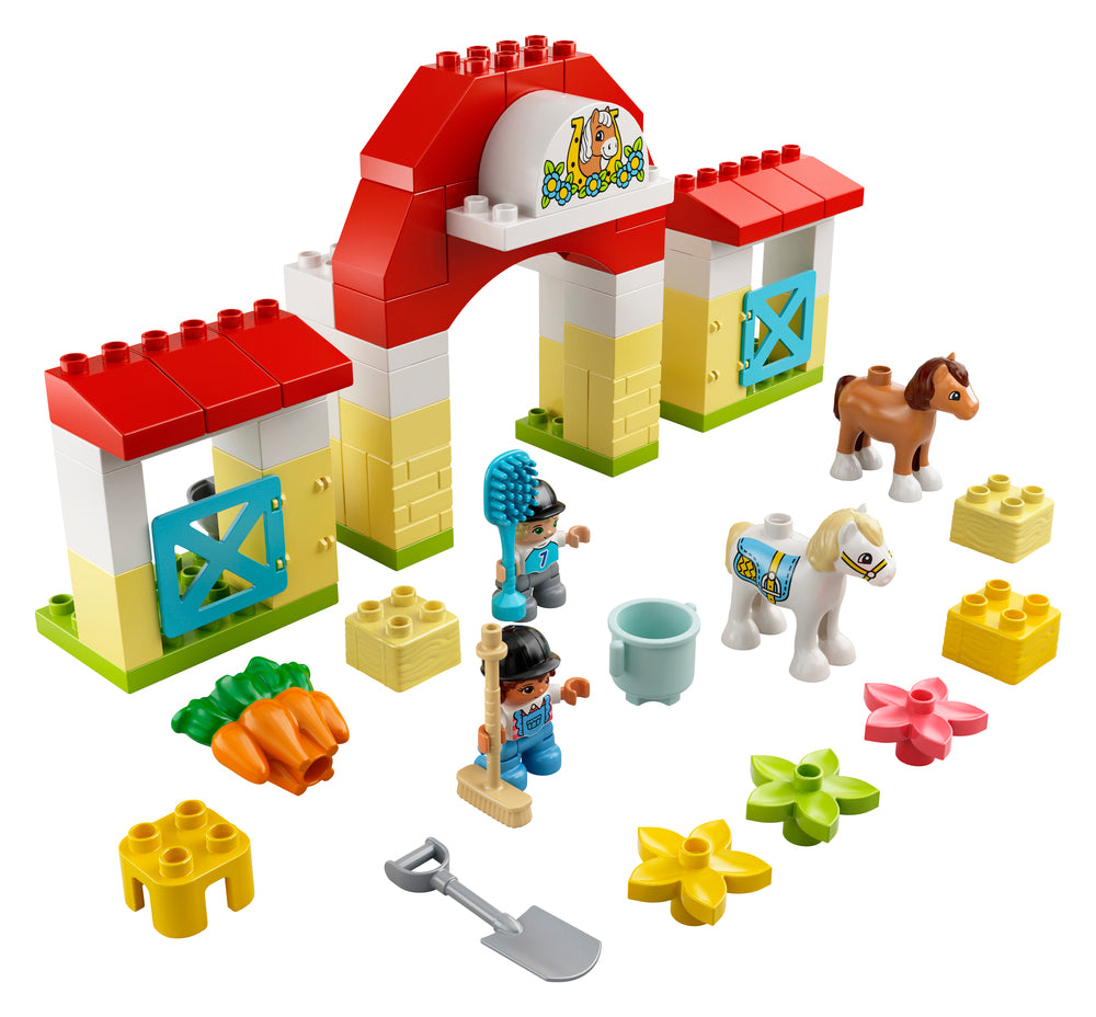 10951 LEGO DUPLO Town Hestestald og Ponypasning