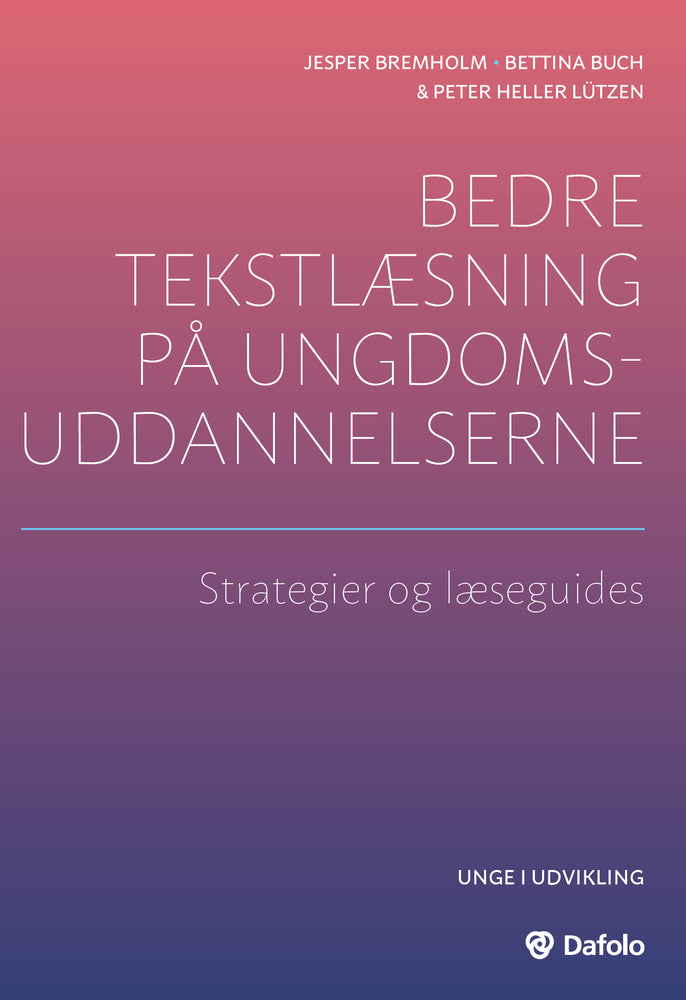 Bedre tekstlæsning på ungdomsuddannelserne