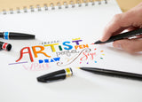 PENTEL PEN Sign ARTIST SESF30C sæt m/12 ass Farver