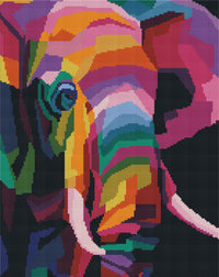 Diamond Art lærred elefant 40 x 50 cm