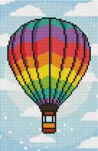 Diamond Art lærred luftballon 30 x 20 cm