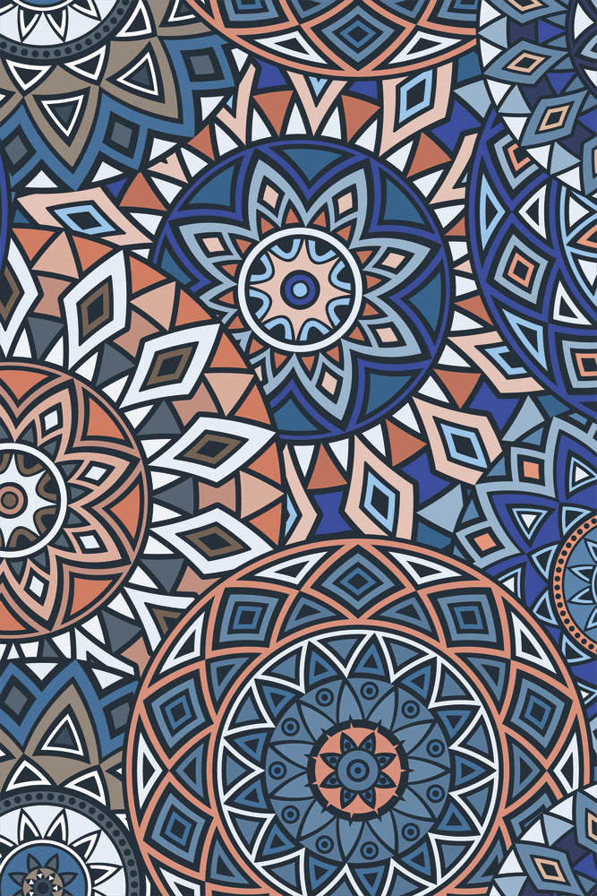 Diamond Art lærred mandala 30 x 20 cm