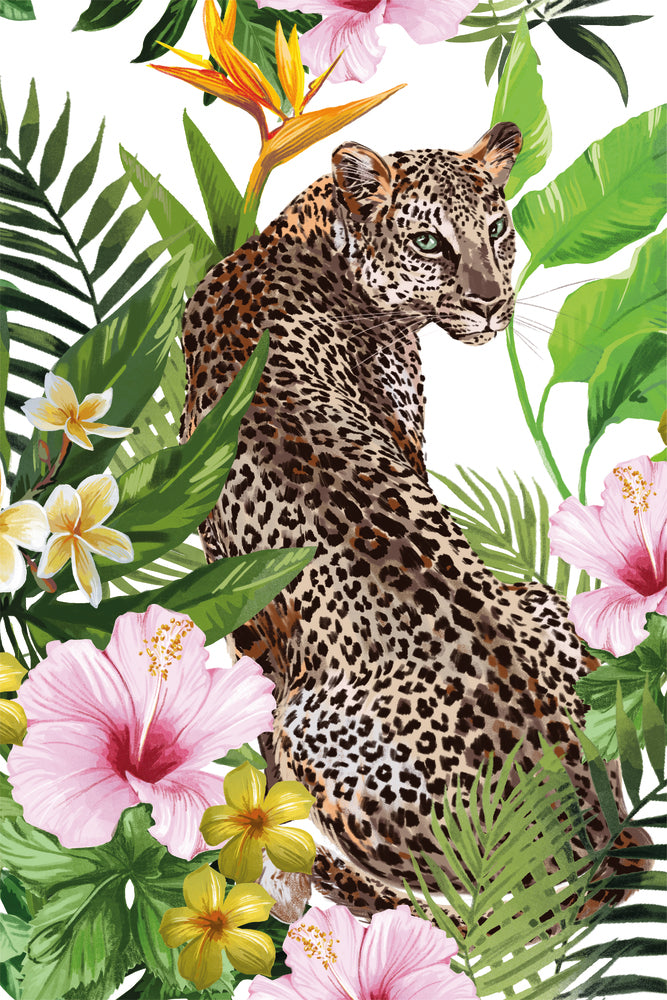 Diamond Art lærred gepard 30 x 20 cm