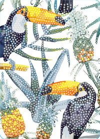 Diamond Art tukaner 13 x 18 cm