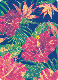 Diamond Art Hawaii blomster 13 x 18 cm