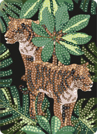 Diamond Art tiger/blade 13 x 18 cm
