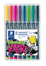 marker lumocolor staedtler 318 8 stk/ass permanent