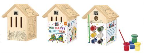 Paint Your Own Butterfly House - Mal dit eget sommerfugle hus