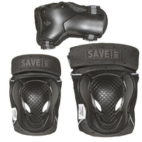 Save My Bones beskyttelses sæt sort M