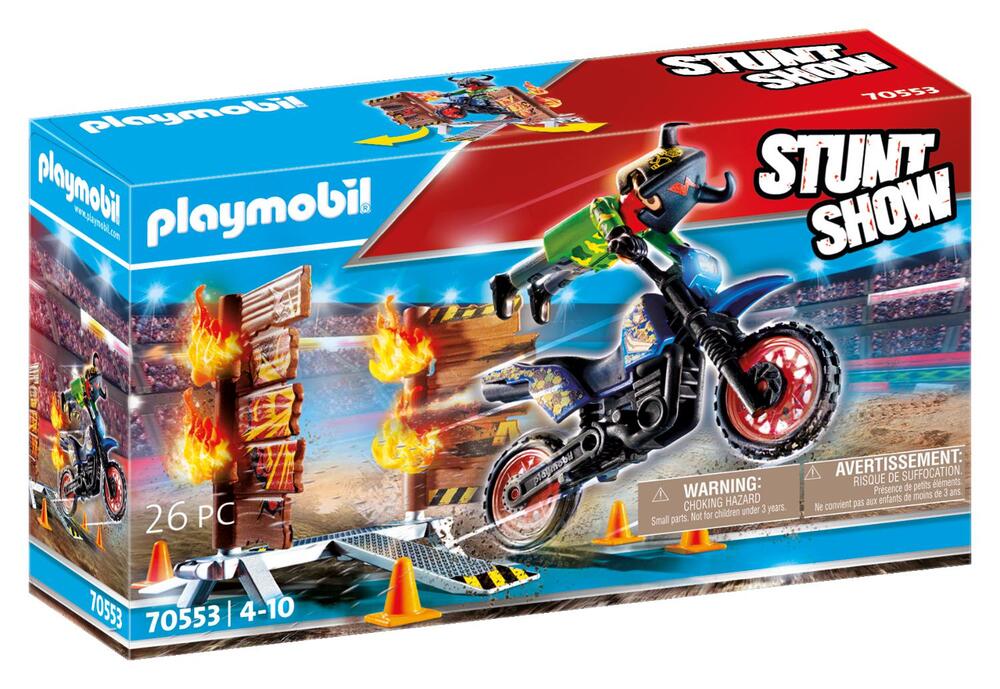 70553 Stuntshow motorcycle with firewall