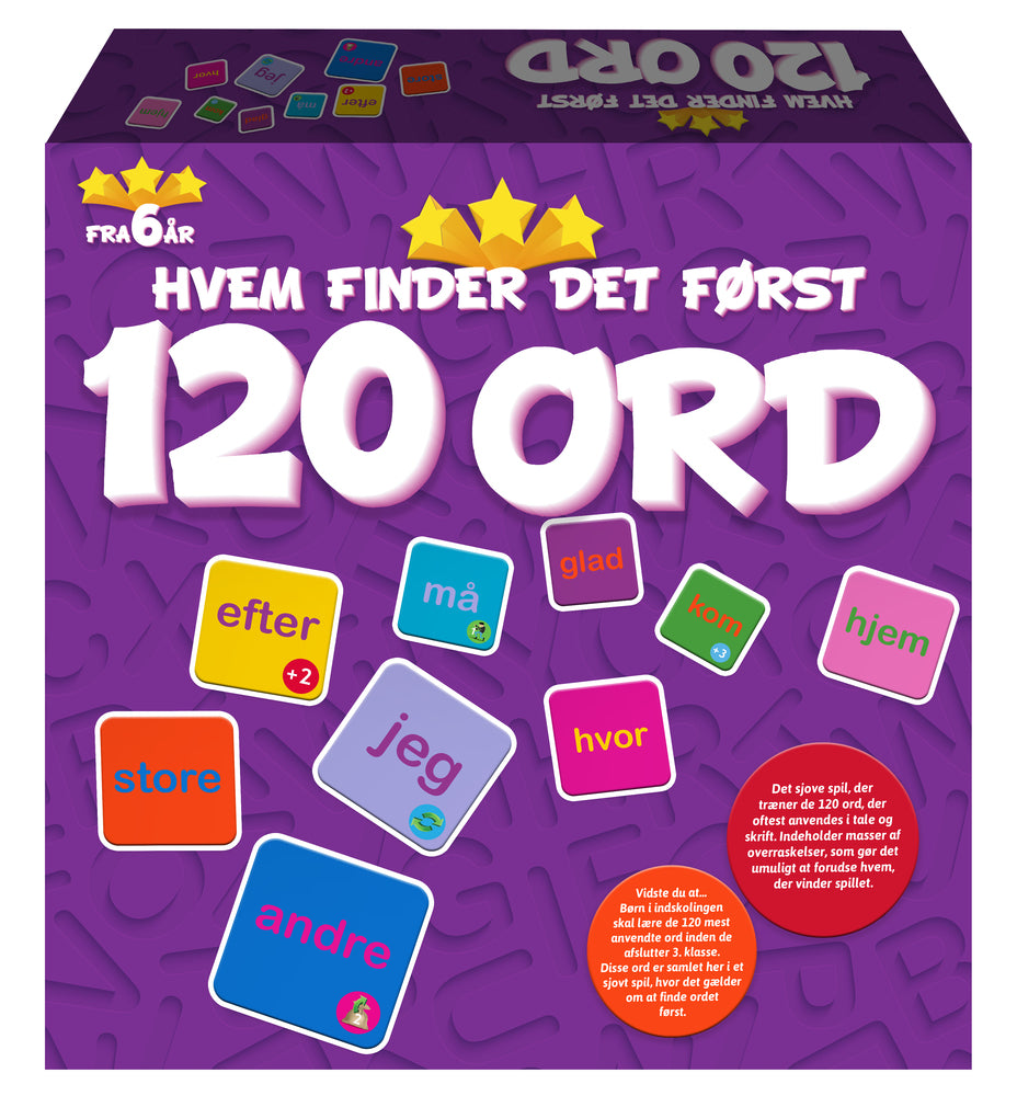 Hvem finder det først - 120 ord