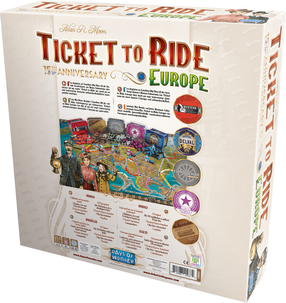 Ticket to Ride 15th Anniversary