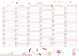 Vægkalender A3 Annies 2022 30 x 42 cm Mayland
