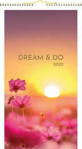 Vægkalender dream do 2022 25 x 45 cm Mayland