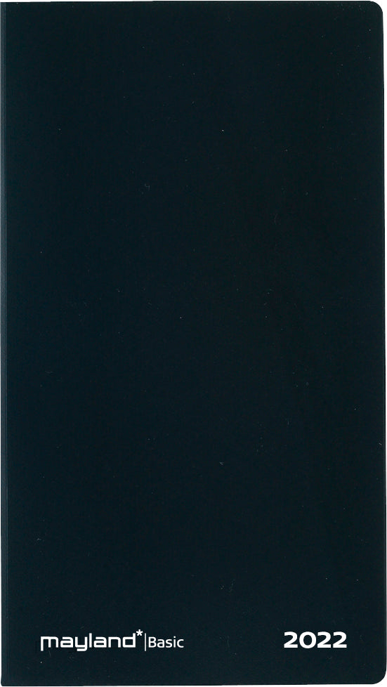 Basic måned pp sort 2022 9 x 17 cm Mayland