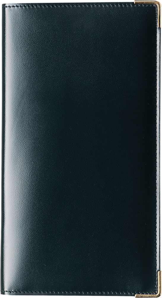 Index planner måned skind sort 2022 9 x 17cm Mayland