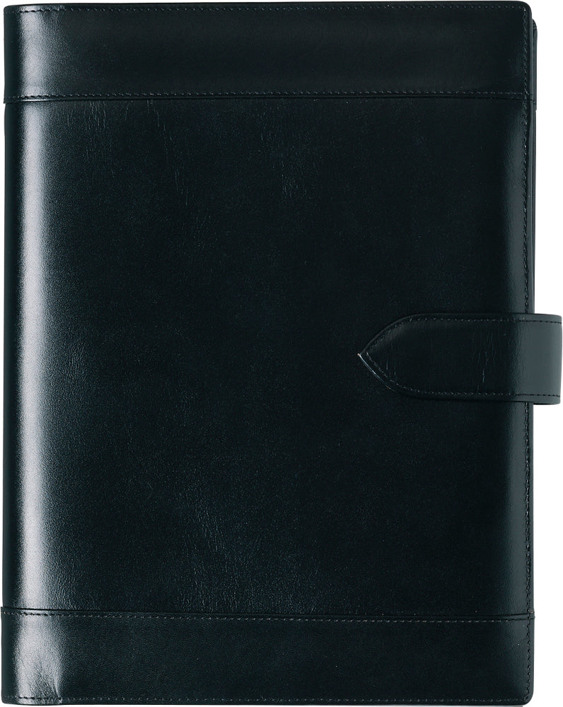 Timekalender 1 dag skind sort 2022 17 x 23,5 cm Mayland