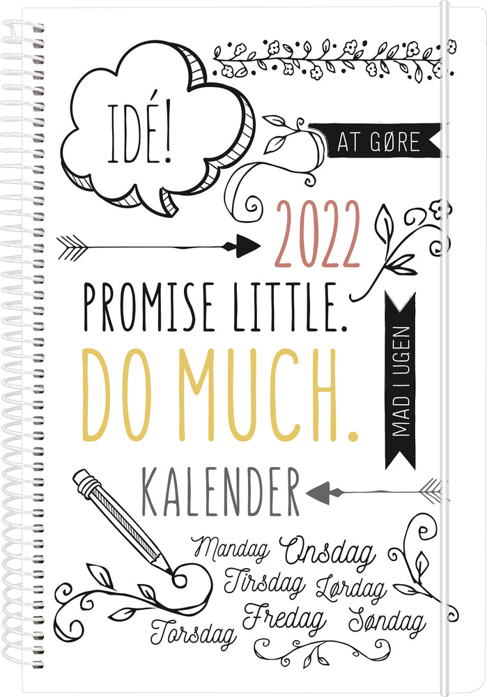 Doodle I A5 uge højformat 2022 Mayland