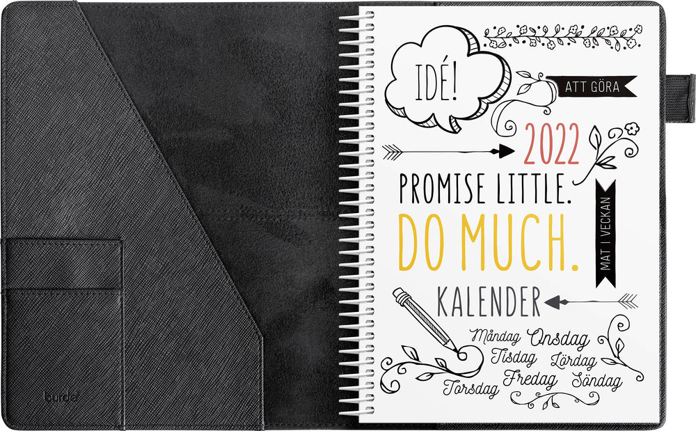 Doodle II A5 uge 2022 kunstskind sort Mayland